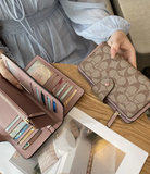 Trendy Long Wallet for Women, New Arrival Unique Design High-End Coin Purse, Large Capacity Handheld Bag, Durable Fashion Wallet, Floral Pattern Long Wallet for Women