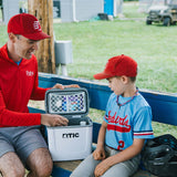RTIC 8 QT, 12 Can Ice Chest Cooler Hard-Sided, White & Grey, Road Trip Personal Cooler