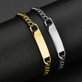 Three-Tone Engravable Curved Bracelet - image 15
