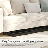 63-Inch Adjustable Dog Ramp with Safety Rails