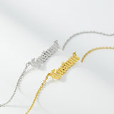 Pavé Script Personalized Name Necklace - image 13