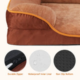 Orthopedic Memory Foam Dog Bed with Washable Cover