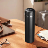 3pcs Smart Water Bottle Stainless Steel Vacuum Flask,Travel Mug with Smart LCD Touch Screen, Keep Hot Or Cold, Car Portable Travel Tea Coffee Vacuum Thermoses Cup,Insulated Water Bottle