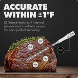 iQ Sense by CHEF iQ Smart Wireless Thermometer, WiFi Unlimited Range, 5 Sensors, Ultra-Thin Probe - 2025 Version, Gen 3
