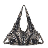 Angel Kiss Vintage Crossbody Bag(14" x 5" x 13") - PU Hobo Tote Satchel, Lightweight Elegant Convertible Shoulder Bag, Stylish Women's Commuter Accessory, Ideal for Summer Daily Use & Mother's Day Gifts, Stylish Crossbody Bags, Convertible Shoulder Bags