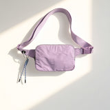 Duo 57" Adjustable Long Strap Crossbody Bag (#1140-14) - Lavender