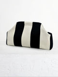 Women's Striped/rhombus/leaf/dot Cloud Handbag, Clip Closure Crossbody Bag, Lightweight Foldable for Daily Use, Gifts for Friends and Valentine's Day