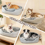 Bolstered Orthopedic Cuddler Bed for Dogs and Cats