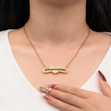 Double-Layer Heart Personalized Name Necklace - image 3