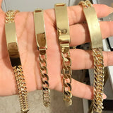 Gold-Plated Engravable ID Bracelet - image 2