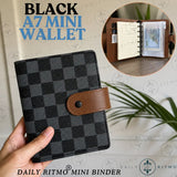 DAILY RITMO Mini Checkered A7 Wallet