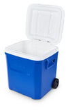 Igloo 60 QT Laguna Ice Chest Cooler with Wheels, Blue