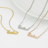 Pavé Script Personalized Name Necklace - image 7