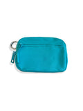 The Original Wallet (#8036-1) Nylon Zipper Wallet for Everyday Use - Aqua