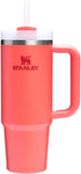 STANLEY Quencher H2.0 Tumbler with Handle and Straw 40 oz | Flowstate 3-Position Lid | Cup Holder Compatible for Travel | Insulated Stainless Steel Cup | BPA-Free | Exclusive Lupine
