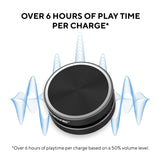 PocketTunes Bone Conduction Instant Mini Speakers with Bluetooth Wireless Technology, Pack of 2 (Black)