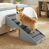 21-Inch Foldable Wooden Pet Steps and Ramp