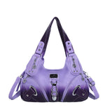 Angel Kiss Vintage Crossbody Bag(14" x 5" x 13") - PU Hobo Tote Satchel, Lightweight Elegant Convertible Shoulder Bag, Stylish Women's Commuter Accessory, Ideal for Summer Daily Use & Mother's Day Gifts, Stylish Crossbody Bags, Convertible Shoulder Bags
