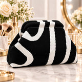 Striped Knit Cosmetic Pouch - image 2