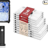 SUOCO Travel Vacuum Seal Bags with Rechargeable Electric Pump & Compression Packing Cubes Airtight, Re-sealable Set Travel Organizers for Luggage Space-Saving Solutions, Vacuum Bags For Travel backtoschool