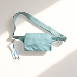 Duo 57" Adjustable Long Strap Crossbody Bag (#1140-14) - Ice Blue
