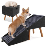 17-Inch Dog Ramp Stairs Ottoman for Senior Dogs