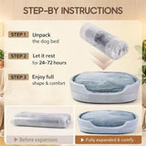 Bolstered Orthopedic Cuddler Bed for Dogs and Cats