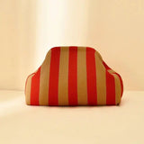 Women's Clip-Top Crossbody Purse – Lightweight Striped, Diamond & Dot Pattern Handbag