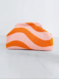 Women's Striped/rhombus/leaf/dot Cloud Handbag, Clip Closure Crossbody Bag, Lightweight Foldable for Daily Use, Gifts for Friends and Valentine's Day