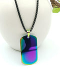 Personalized Photo and Text Dog Tag Necklace - image 21