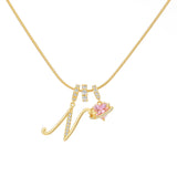 Adjustable Personalized Name Letter Necklace - image 50