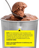 Elite Gourmet 4Qt Electric Ice Cream Maker EIM350 Delicious Homemade Ice Cream, Gelato, Sorbet, Frozen Yogurt, 4Qt Aluminum Freezing Cannister, Durable Plastic Ice Bucket, Powerful 50W, Periwinkle