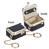 RoyalBagger Genuine Leather Mini Coin Purse - Kiss Lock Change Pouch
