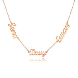 Family Multi-Name Necklace in Three Finishes - image 20
