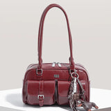 Fashionable and avant-garde women's shoulder bags, Fashion Shoulder Style, for autumn and winter 2026, personalized and niche women's bags, elegant and exquisite women's shoulder bags, suitable for shopping, dating, parties, commuting to work, etc - image