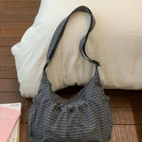 【Black Friday】Gingham Pattern Bag, Large Capacity Crossbody Shoulder Bag, Zip Closure, Casual Fashion Bag for All Seasons - image 29