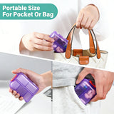 UFORU Travel Pill Organizer Box with 146 Labels, 10 Compartment Small Pill Case Medicine Kit, Portable Pocket Purse Pharmacy, Daily Weekly Vitamin Supplement Medication Holder（no pills)dealsforyou#SummerWins