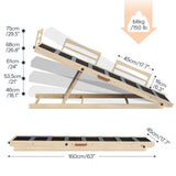 63-Inch Adjustable Dog Ramp with Safety Rails