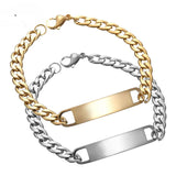 Three-Tone Engravable Curved Bracelet - image 17