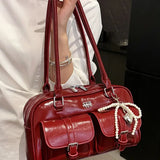 Fashionable and avant-garde women's shoulder bags, Fashion Shoulder Style, for autumn and winter 2026, personalized and niche women's bags, elegant and exquisite women's shoulder bags, suitable for shopping, dating, parties, commuting to work, etc - image