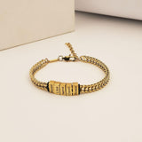 Father's Multi-Name Bead Bracelet - image 20