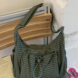 【Black Friday】Gingham Pattern Bag, Large Capacity Crossbody Shoulder Bag, Zip Closure, Casual Fashion Bag for All Seasons - image 11