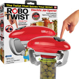 RoboTwist Automatic Jar Opener, Deluxe Accessibility Model with Enhanced Torque, Hands-Free Electric Opener for All Jar Sizes – Ideal for Limited Grip Strength and Easy for Anyone to Use