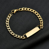Three-Tone Engravable Curved Bracelet - image 13