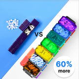 Extra Large Pill Organizer 2 Times a Day – XL Pill Box 7 Day with Big AM/PM Compartments – Fits Large Vitamins, Supplements & Gummies, Vitamin Dispenser, for 7 or 14-Day Use, Color-Coded, Senior-Friendly, No Spills, Medicine Organizer