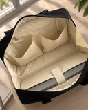 WeeNOD Black Campus Organizer Tote