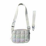 Galaxy Accessory Crossbody Bag (#24234) Adjustable Strap Puff Bag