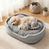 Bolstered Orthopedic Cuddler Bed for Dogs and Cats