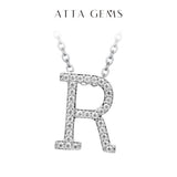 Moissanite A–Z Initial Pendant Necklace - image 29
