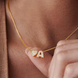 Tiny Heart A–Z Initial Necklace - image 17